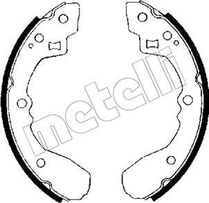 Metelli 53-0201 - Jeu de mâchoires de frein cwaw.fr