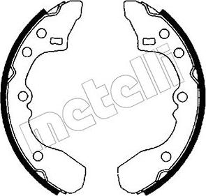 Metelli 53-0203 - Jeu de mâchoires de frein cwaw.fr