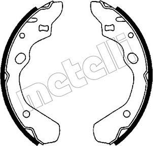 Metelli 53-0207 - Jeu de mâchoires de frein cwaw.fr