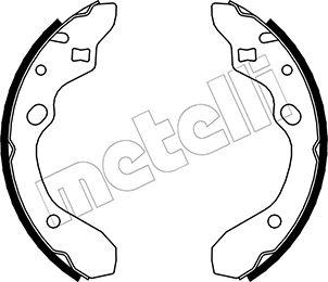 Metelli 53-0210 - Jeu de mâchoires de frein cwaw.fr