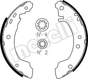 Metelli 53-0283 - Jeu de mâchoires de frein cwaw.fr