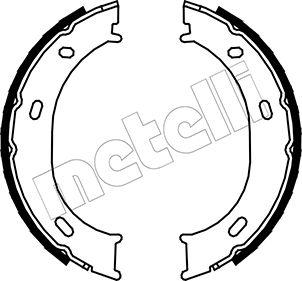 Metelli 53-0239 - Jeu de mâchoires de frein, frein de stationnement cwaw.fr