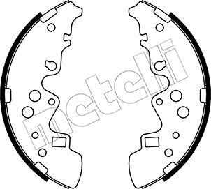 Metelli 53-0223 - Jeu de mâchoires de frein cwaw.fr