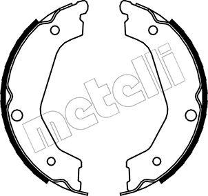 Metelli 53-0227 - Jeu de mâchoires de frein, frein de stationnement cwaw.fr