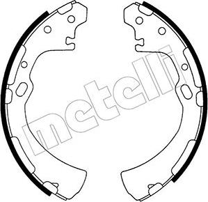 Metelli 53-0279 - Jeu de mâchoires de frein cwaw.fr