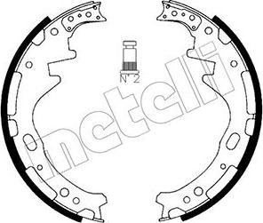 Metelli 53-0278 - Jeu de mâchoires de frein cwaw.fr