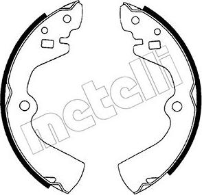 Metelli 53-0277 - Jeu de mâchoires de frein cwaw.fr