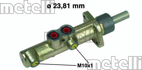 Metelli 05-0468 - Maître-cylindre de frein cwaw.fr