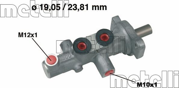 Metelli 05-0621 - Maître-cylindre de frein cwaw.fr