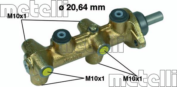 Metelli 05-0041 - Maître-cylindre de frein cwaw.fr