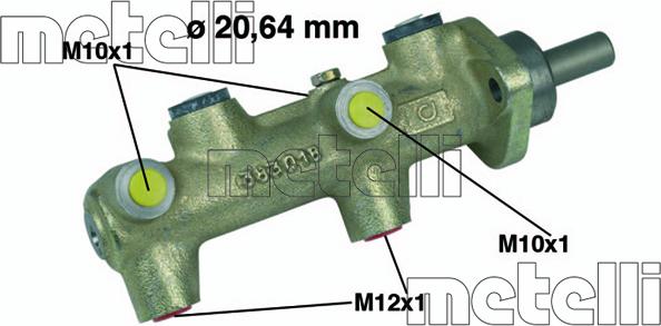 Metelli 05-0042 - Maître-cylindre de frein cwaw.fr