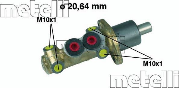 Metelli 05-0059 - Maître-cylindre de frein cwaw.fr