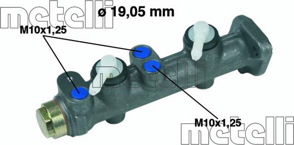 Metelli 05-0064 - Maître-cylindre de frein cwaw.fr