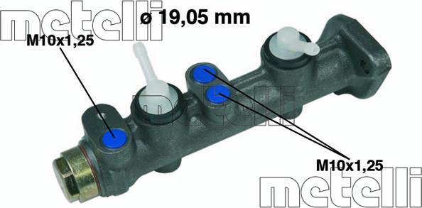 Metelli 05-0004 - Maître-cylindre de frein cwaw.fr