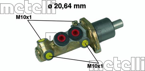 Metelli 05-0087 - Maître-cylindre de frein cwaw.fr