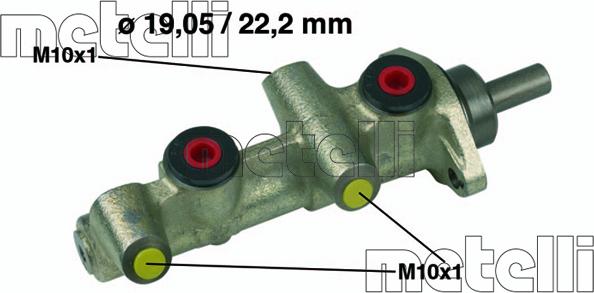 Metelli 05-0197 - Maître-cylindre de frein cwaw.fr
