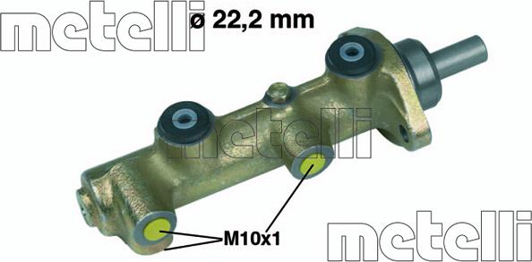 Metelli 05-0127 - Maître-cylindre de frein cwaw.fr