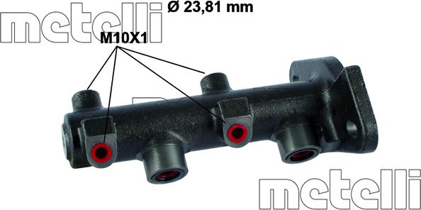 Metelli 05-0862 - Maître-cylindre de frein cwaw.fr