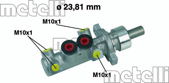 Metelli 05-0361 - Maître-cylindre de frein cwaw.fr