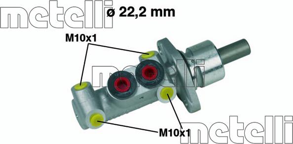 Metelli 05-0302 - Maître-cylindre de frein cwaw.fr