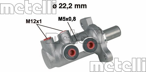 Metelli 05-0294 - Maître-cylindre de frein cwaw.fr