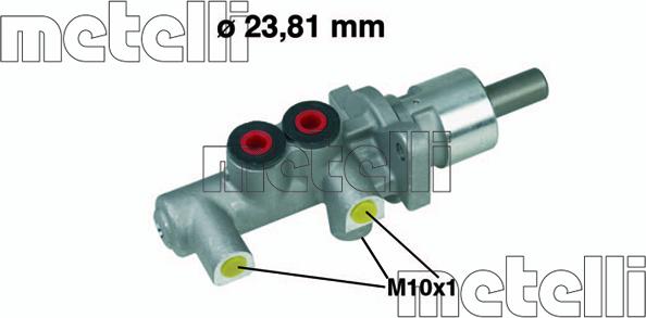 Metelli 05-0255 - Maître-cylindre de frein cwaw.fr