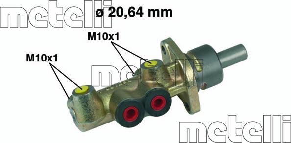 Metelli 05-0221 - Maître-cylindre de frein cwaw.fr