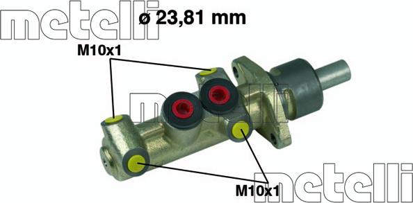 Metelli 05-0222 - Maître-cylindre de frein cwaw.fr