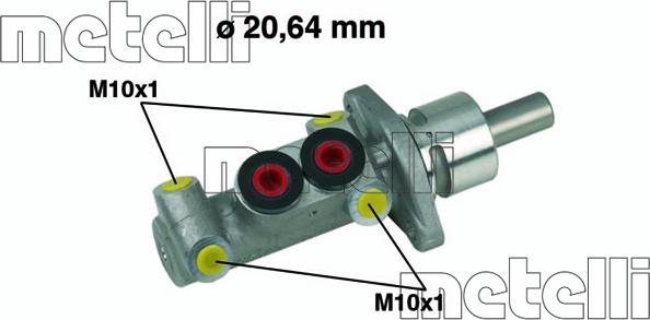 Metelli 05-0277 - Maître-cylindre de frein cwaw.fr