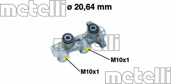 Metelli 05-0760 - Maître-cylindre de frein cwaw.fr