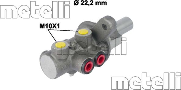 Metelli 05-0730 - Maître-cylindre de frein cwaw.fr