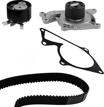 Metelli 30-1091-1 - Pompe à eau + kit de courroie de distribution cwaw.fr