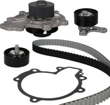 Metelli 30-1068-1 - Pompe à eau + kit de courroie de distribution cwaw.fr