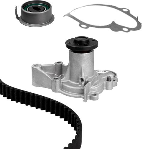 Metelli 30-1021-1 - Pompe à eau + kit de courroie de distribution cwaw.fr