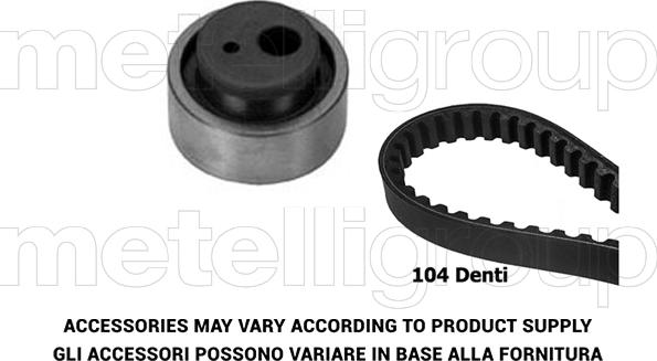 Metelli 29-0012 - Kit de distribution cwaw.fr