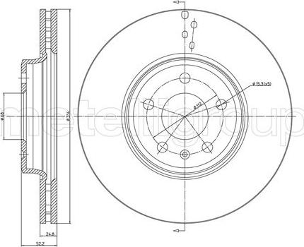 Metelli 23-0917C - Disque de frein cwaw.fr