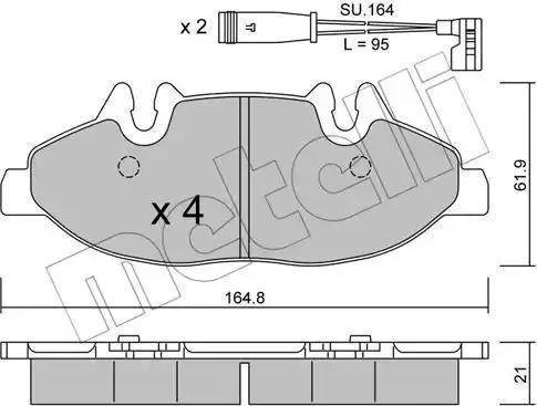 RIDER RD.3323.DB1600 - Kit de plaquettes de frein, frein à disque cwaw.fr