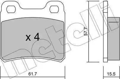 Delphi LP0586 - Kit de plaquettes de frein, frein à disque cwaw.fr