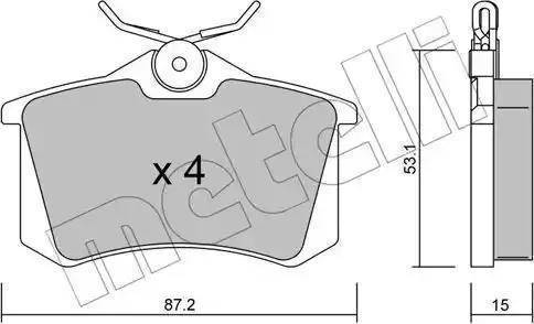 Delphi LP0571 - Kit de plaquettes de frein, frein à disque cwaw.fr