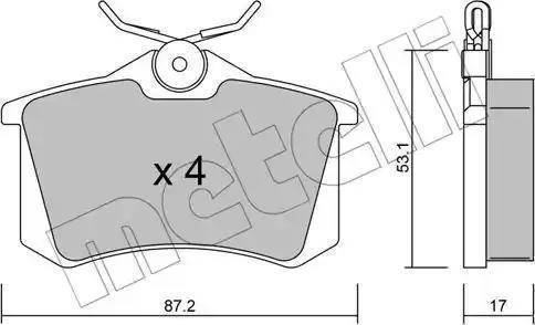 Magneti Marelli 363700205075 - Kit de plaquettes de frein, frein à disque cwaw.fr