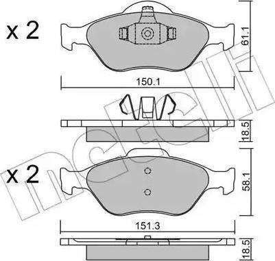 MK Kashiyama D3120 - Kit de plaquettes de frein, frein à disque cwaw.fr