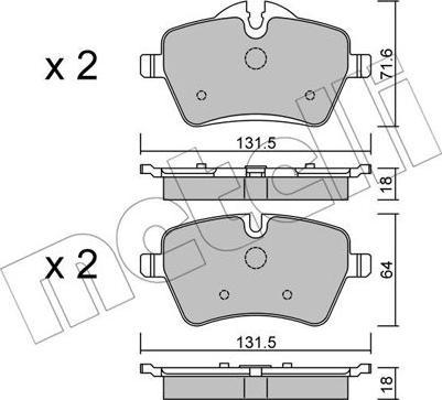 Metelli 22-0768-0 - Filtre à huile cwaw.fr