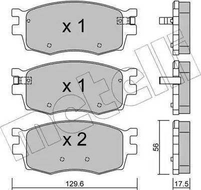 A.B.S. 37520 OE - Kit de plaquettes de frein, frein à disque cwaw.fr