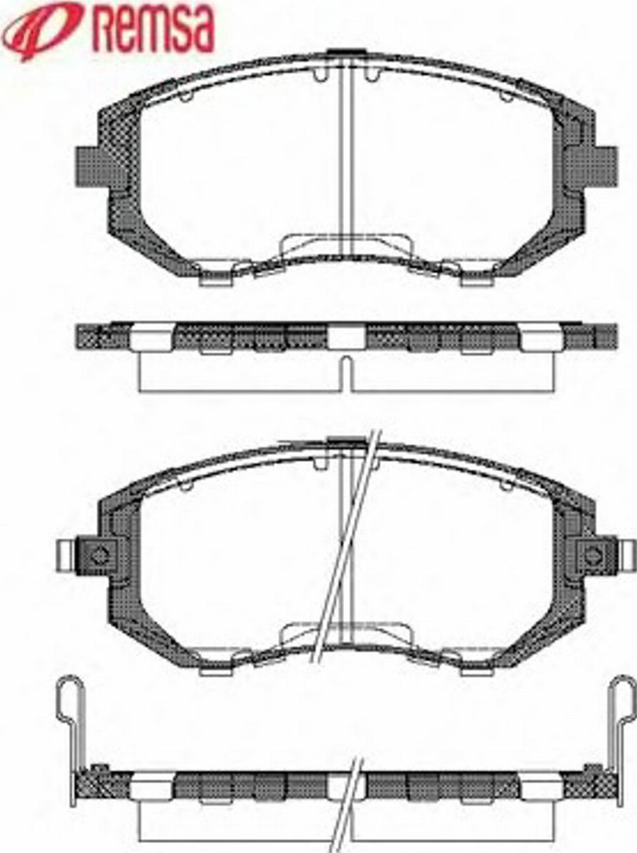 Metzger 095102 - Kit de plaquettes de frein, frein à disque cwaw.fr