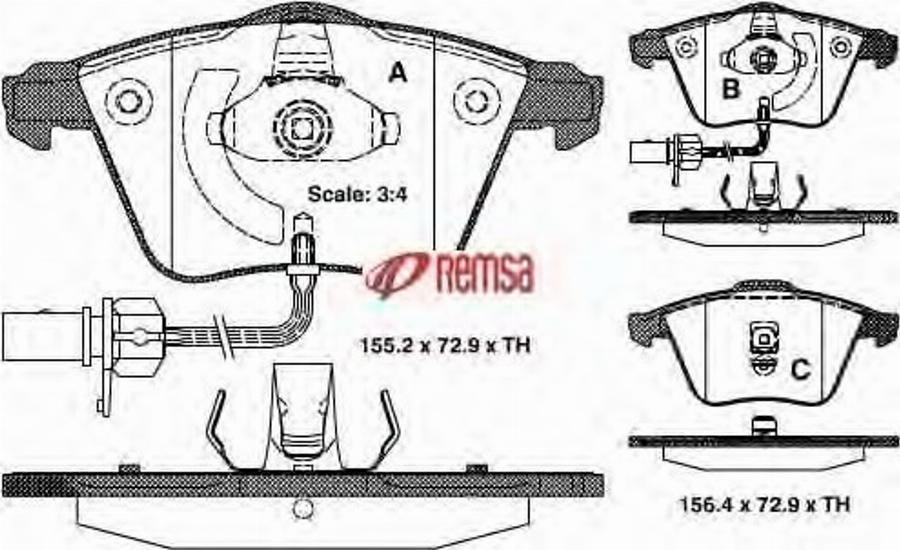 Metzger 0964.02 - Kit de plaquettes de frein, frein à disque cwaw.fr