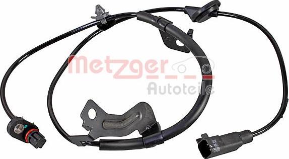 Metzger 09001262 - Capteur, vitesse de roue cwaw.fr