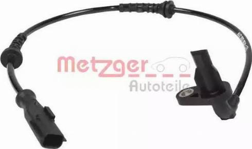 Metzger 0900778 - Capteur, vitesse de roue cwaw.fr