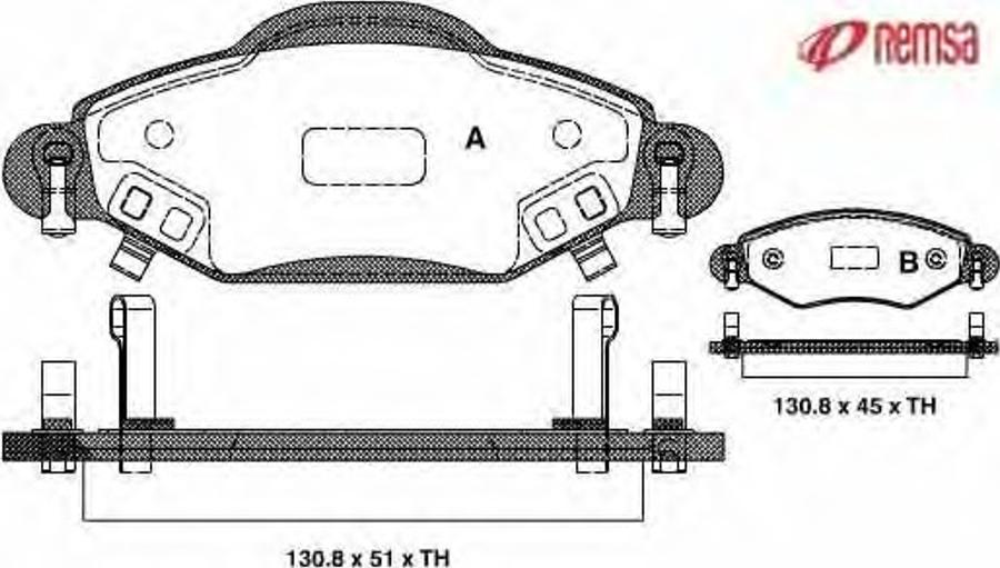 Metzger 097802 - Kit de plaquettes de frein, frein à disque cwaw.fr