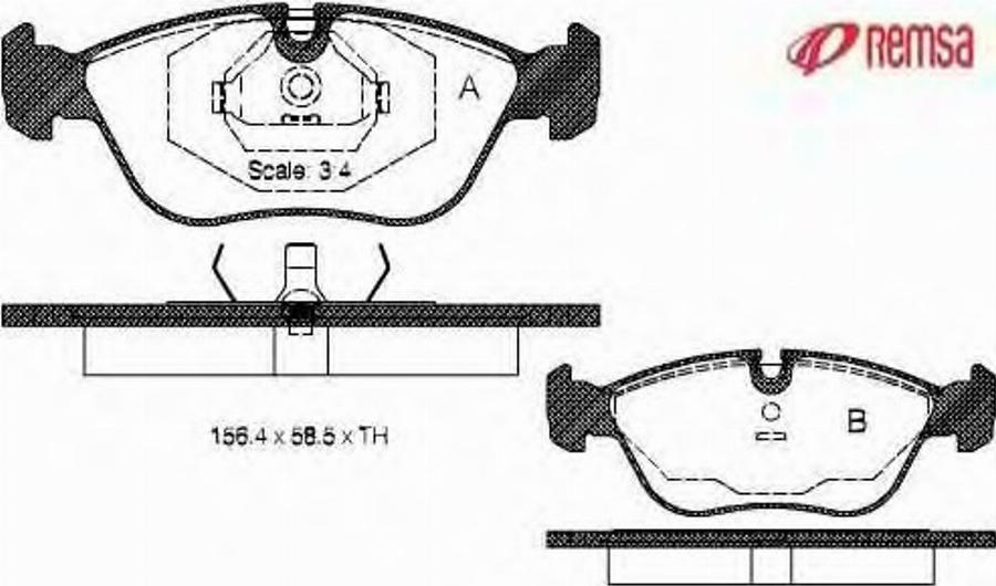 Metzger 044600 - Kit de plaquettes de frein, frein à disque cwaw.fr