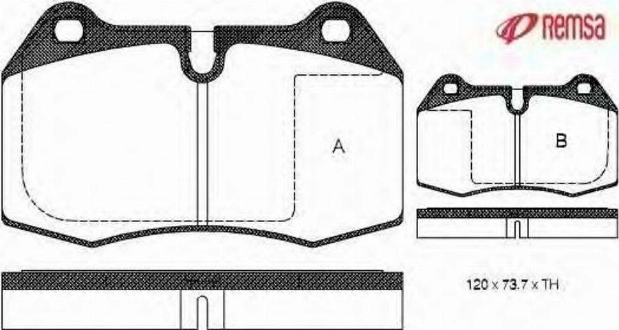 Metzger 044100 - Kit de plaquettes de frein, frein à disque cwaw.fr